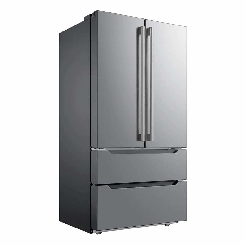 Midea 22.5 Cu. Ft. Counter-Depth 4-Door French Door Refrigerator MRQ23B4AST