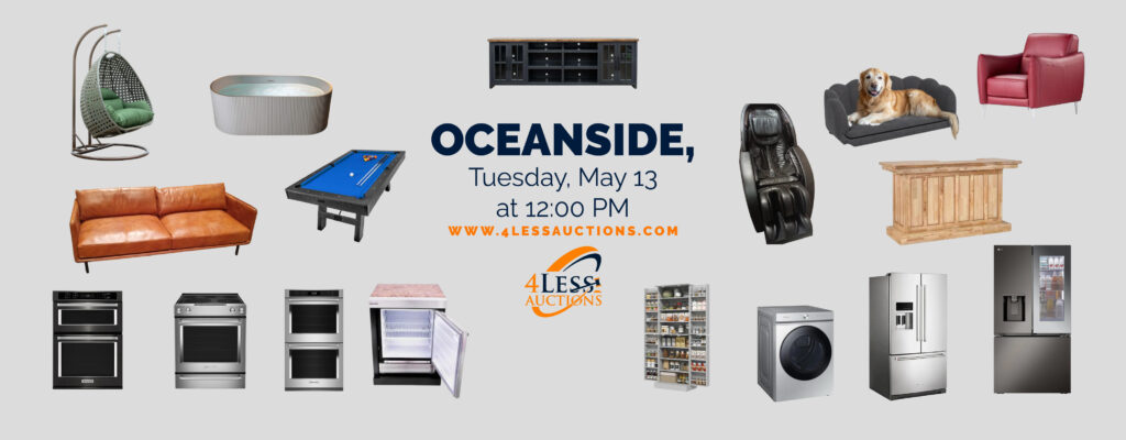 Oceanside online auction live liquidation items gadgets and electronics