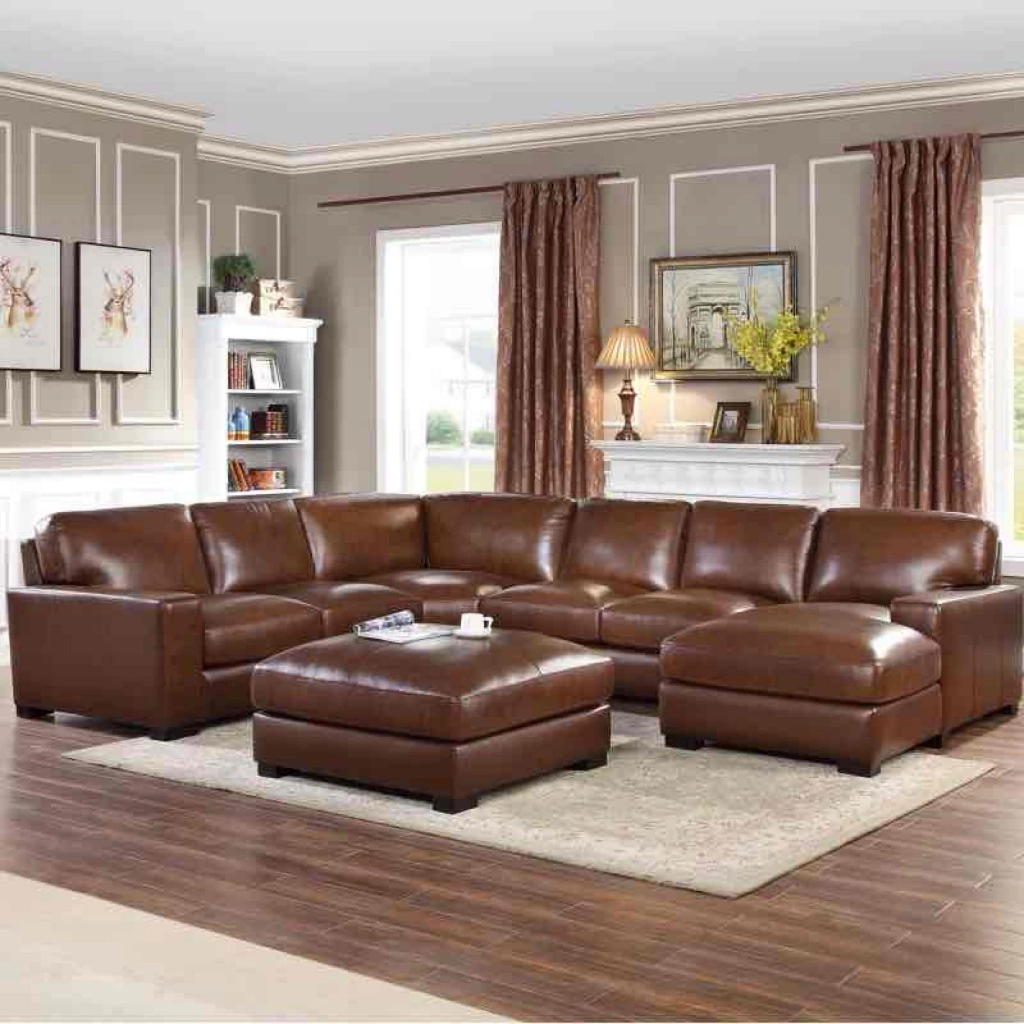 Antanisha 5 - Piece Leather Sectional