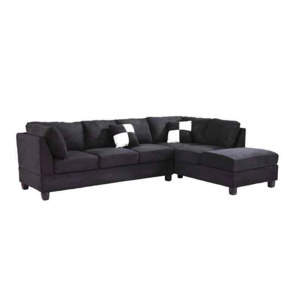 Glory Furniture Sectional in Black