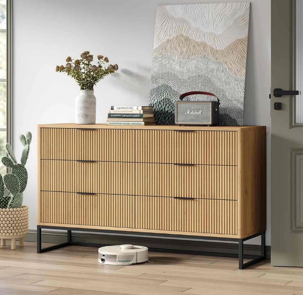 Furniouse 6 Drawer Double Dresser