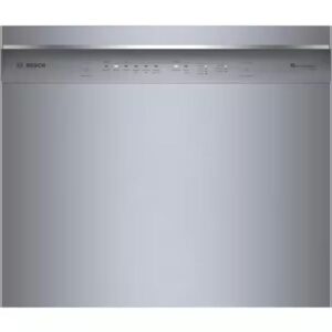 Bosch 300 Series 24 in. Stainless Steel Front Control Tall Tub Dishwasher with Stainless Steel Tub and 3rd Rack, 46 dBA