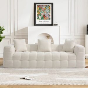 89.8″ Modern Tufted Sofa – No Assembly Required