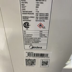 Midea SmartCool 8,000 BTU Cools up to 350 sq. ft. Smart Portable Air Conditioner