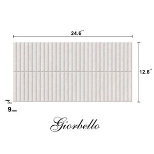 Spanish Zenstone Porcelain 12″x 24″x 9mm Wall Tile Case – Deco Almond (5 PCS, 10.76 Sq. Ft.)
