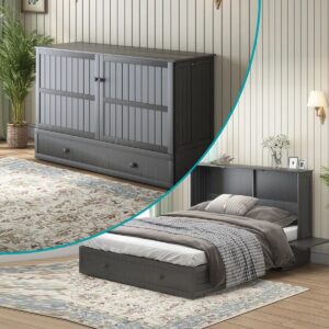 Murphy Queen Storage Bed with Mattress Ozone Gray