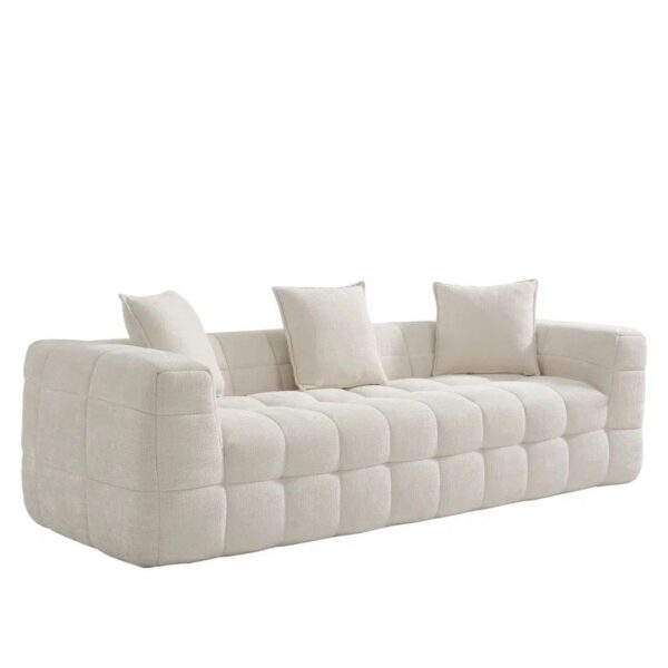 89.8" Modern Tufted Sofa - No Assembly Required - Image 2