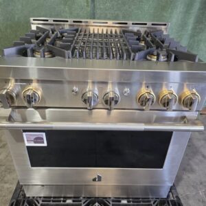 JennAir RISE 5.1 Cu. Ft. Freestanding Gas Convection Range Stainless- JGRP636HL