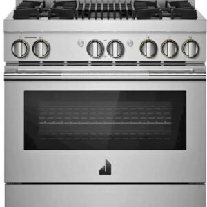 JennAir RISE 5.1 Cu. Ft. Freestanding Gas Convection Range Stainless- JGRP636HL
