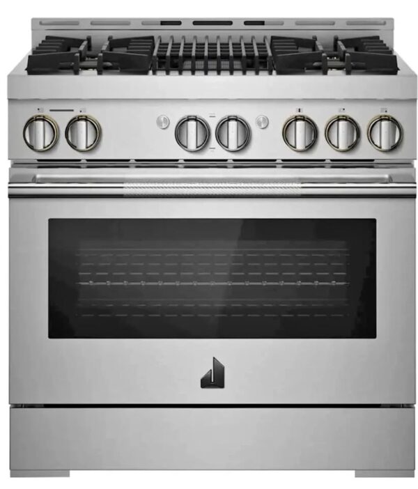 JennAir RISE 5.1 Cu. Ft. Freestanding Gas Convection Range Stainless- JGRP636HL