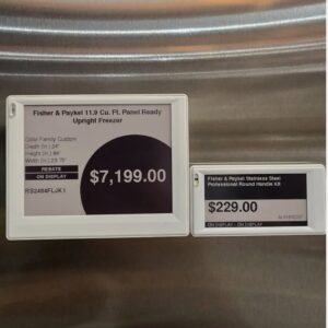 Fisher & Paykel Series 11 24″ Freezer Column – RS2484FLJK1 – W/ Panel & Handle