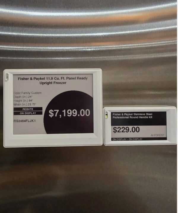 Fisher & Paykel Series 11 24" Freezer Column - RS2484FLJK1 - W/ Panel & Handle - Image 2