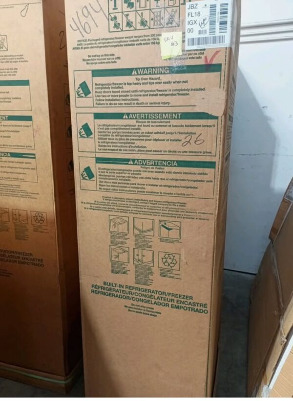 JennAir JBRFR30IGX 30" Panel Ready All Refrigerator Smart Refrigerator Column - Image 3