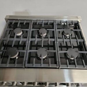 Fisher & Paykel RGV3-366-N 36″ Freestanding Natural Gas Range – Stainless