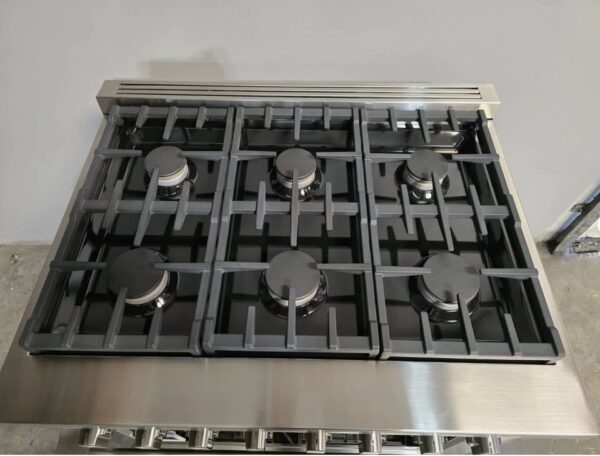 Fisher & Paykel RGV3-366-N 36" Freestanding Natural Gas Range - Stainless - Image 2