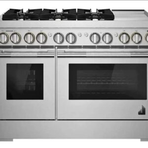 JennAir RISE 6.3 Cu Ft 48 INCH Freestanding Dual Fuel Range Stainless JDRP548HL