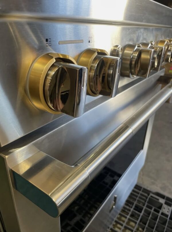 Jenn Air Rise 30" Pro Style Natural Gas Range - Stainless - JGRP430HL - Image 4