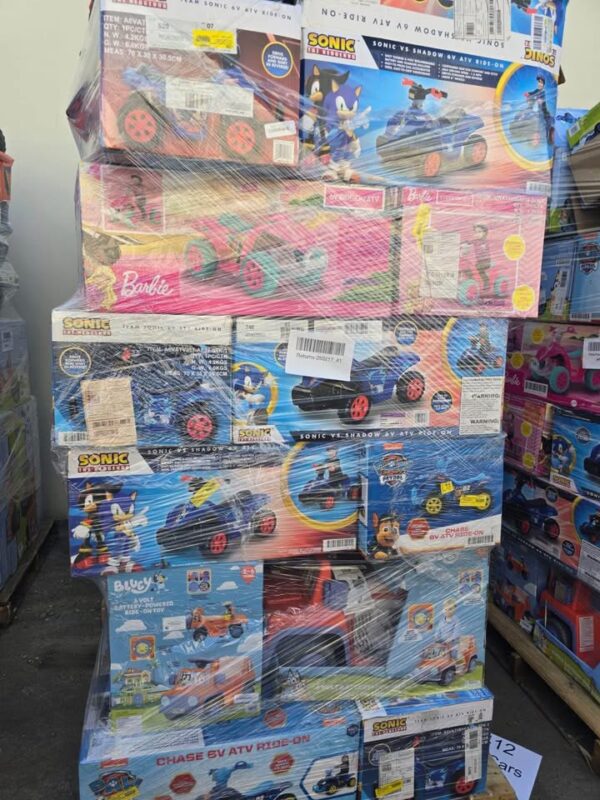 26 pallets returns toys of ride ons - Image 2