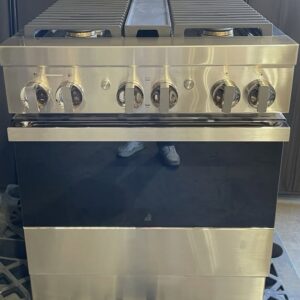 Jenn Air Noir 30″ Dual-Fuel Professional Range – JDRP430HM00