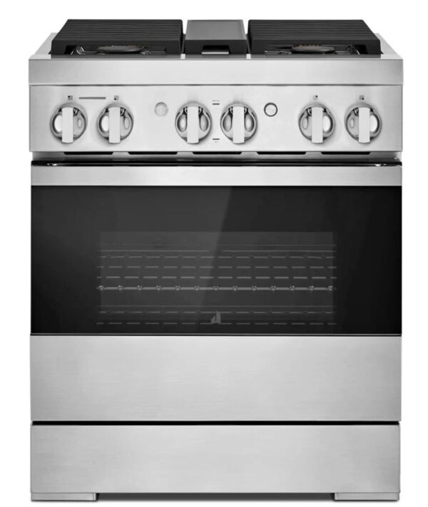 Jenn Air Noir 30" Dual-Fuel Professional Range - JDRP430HM00