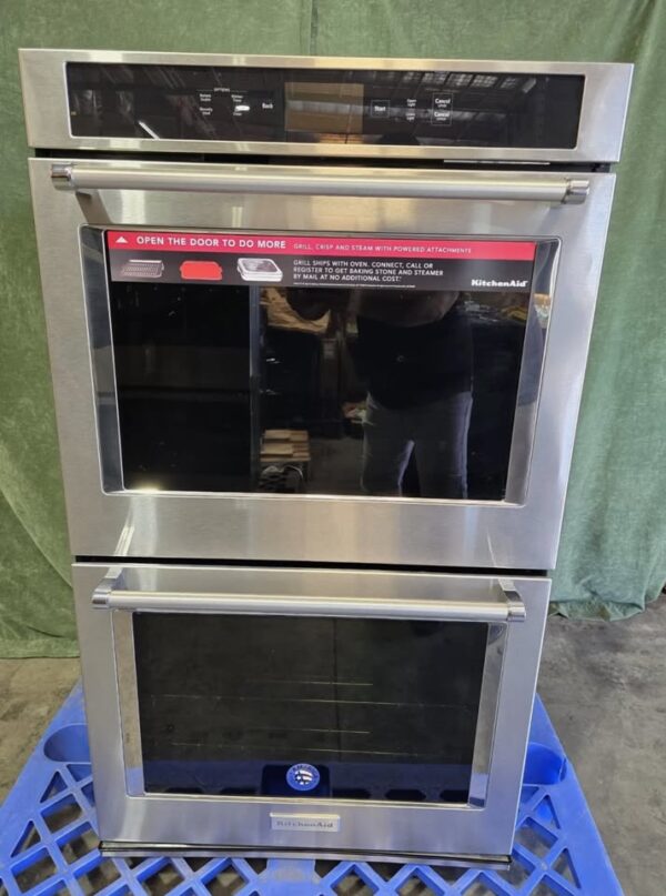 KitchenAid 30" Stainless Double Convection Smart Electric Wall Oven - KODE900HSS - Image 4