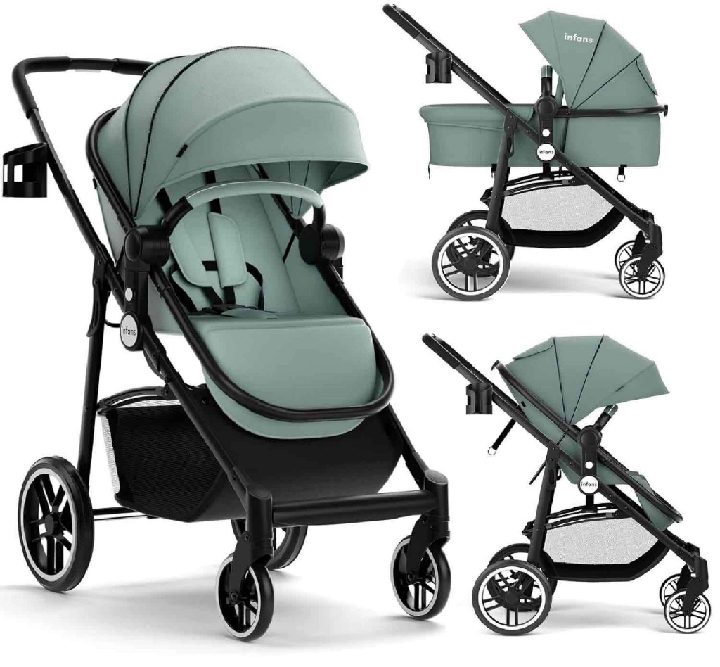 INFANS 2-in-1 baby stroller