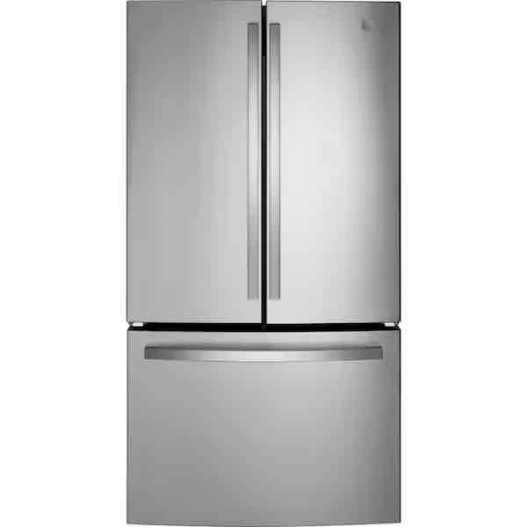 GE 27 cu. ft. French Door Refrigerator in Fingerprint Resistant Stainless with Internal Dispenser