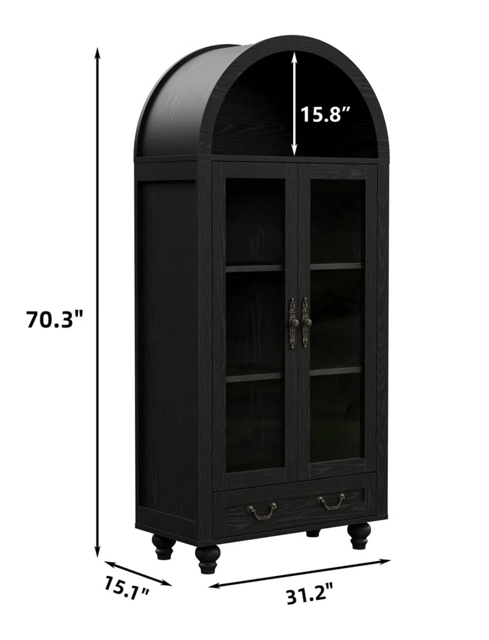 Amandra 71"Storage Bookcase - Image 4