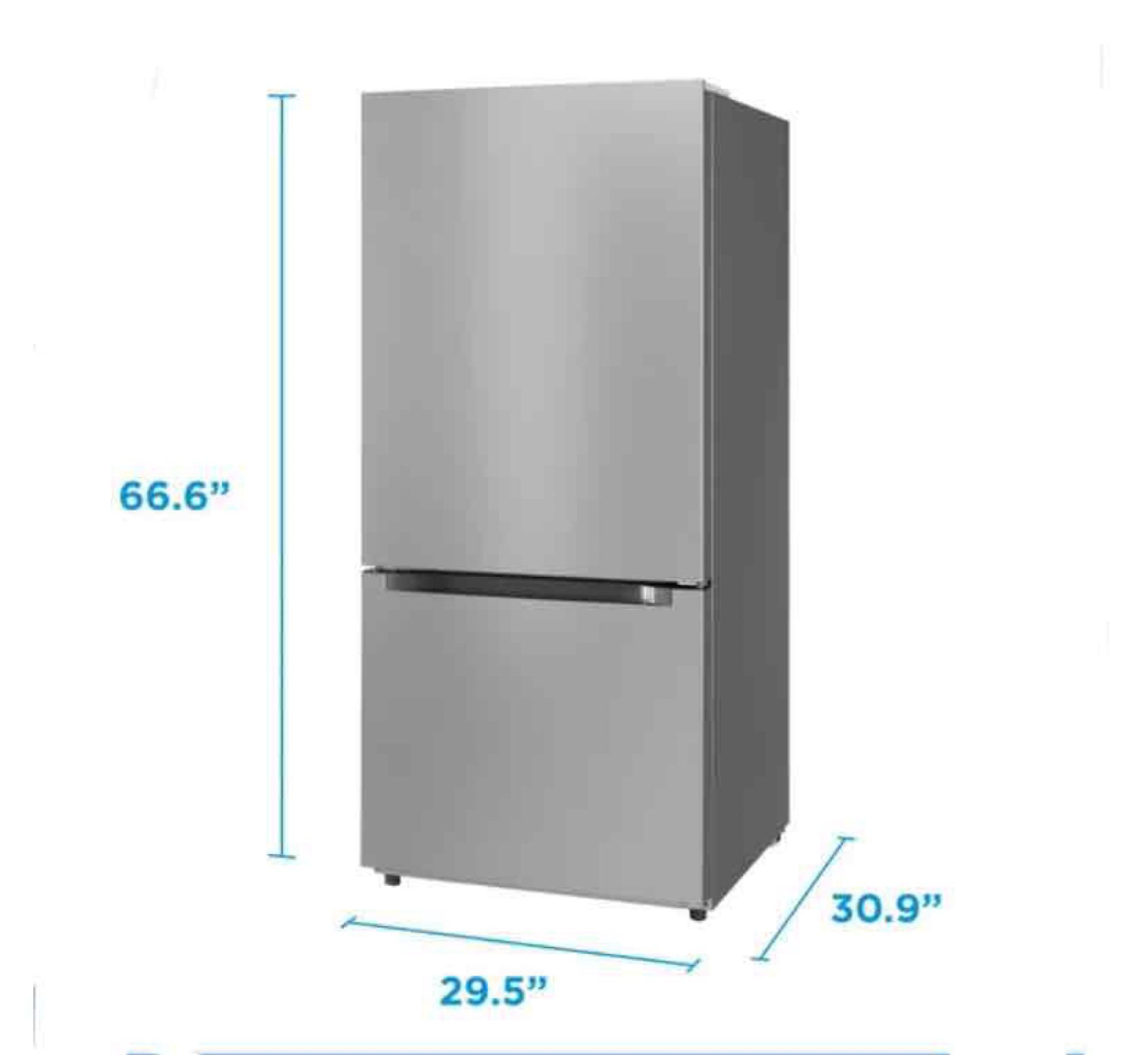 Midea 18.7 cu. ft. Bottom Mount Freezer - Image 4