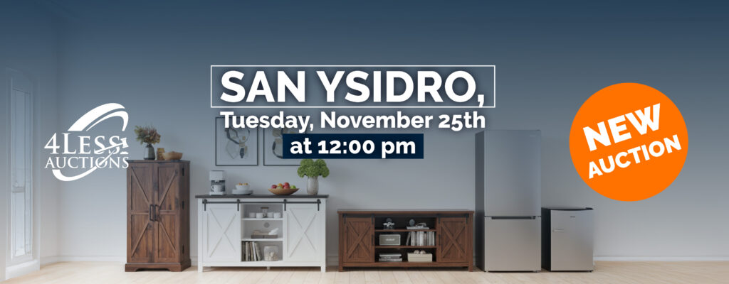 San ysidro online auction november 2025 liquidation sale