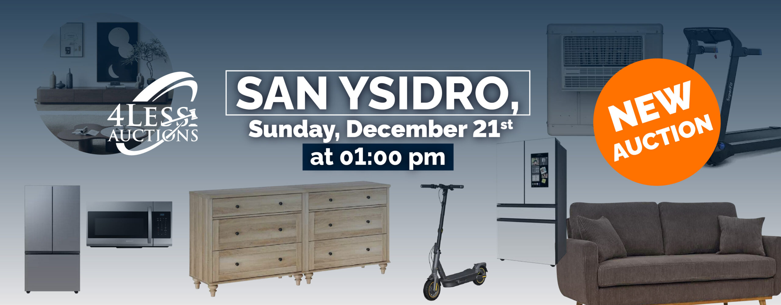 San Ysidro december online auction