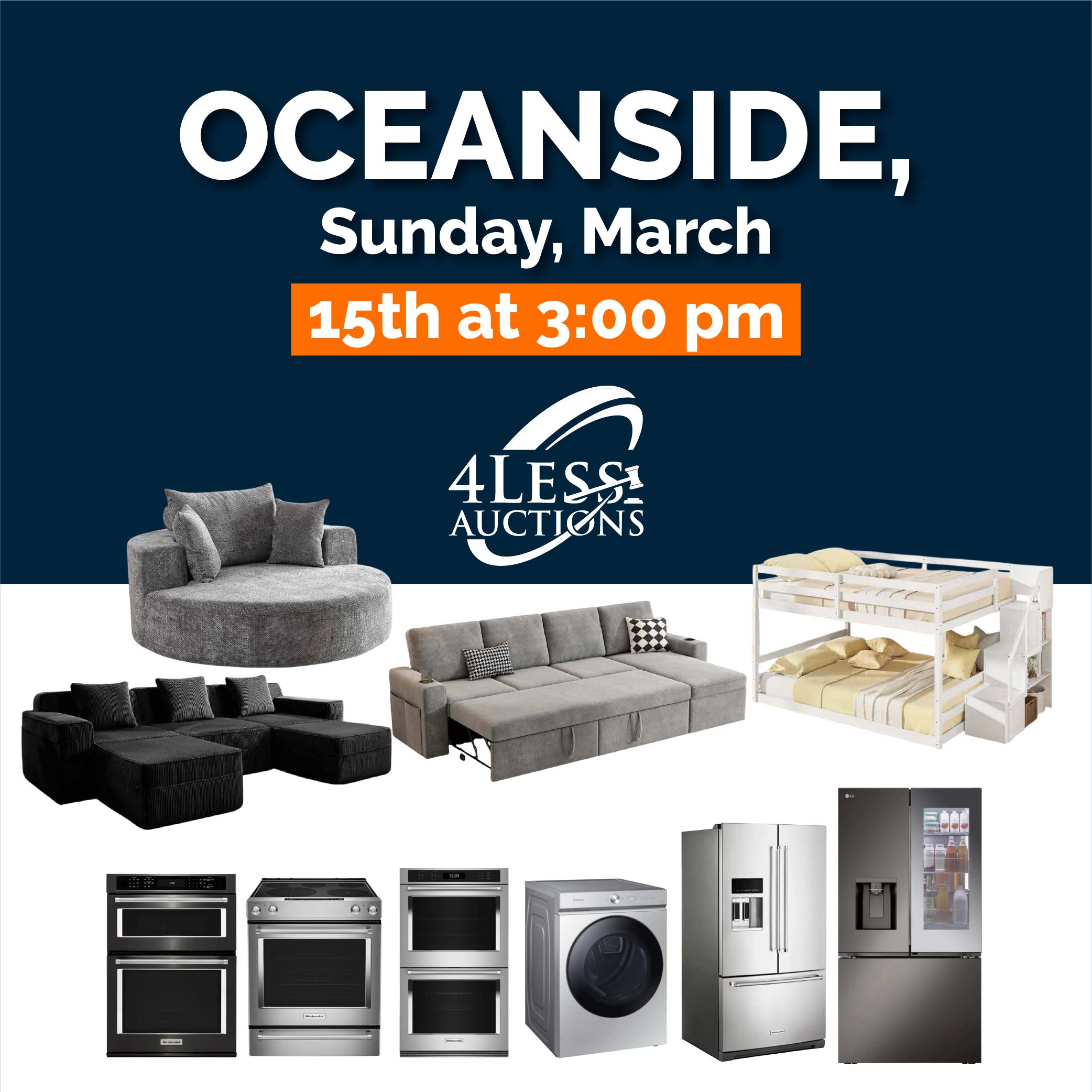 Oceanside March online auction