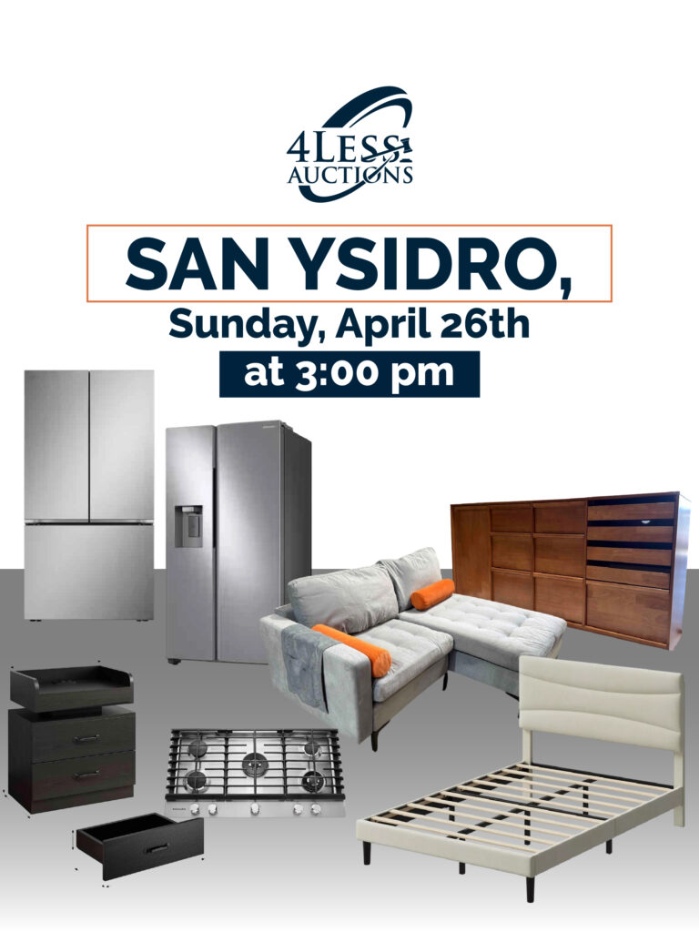 4Less Auctions April 2026 Liquidation Sale