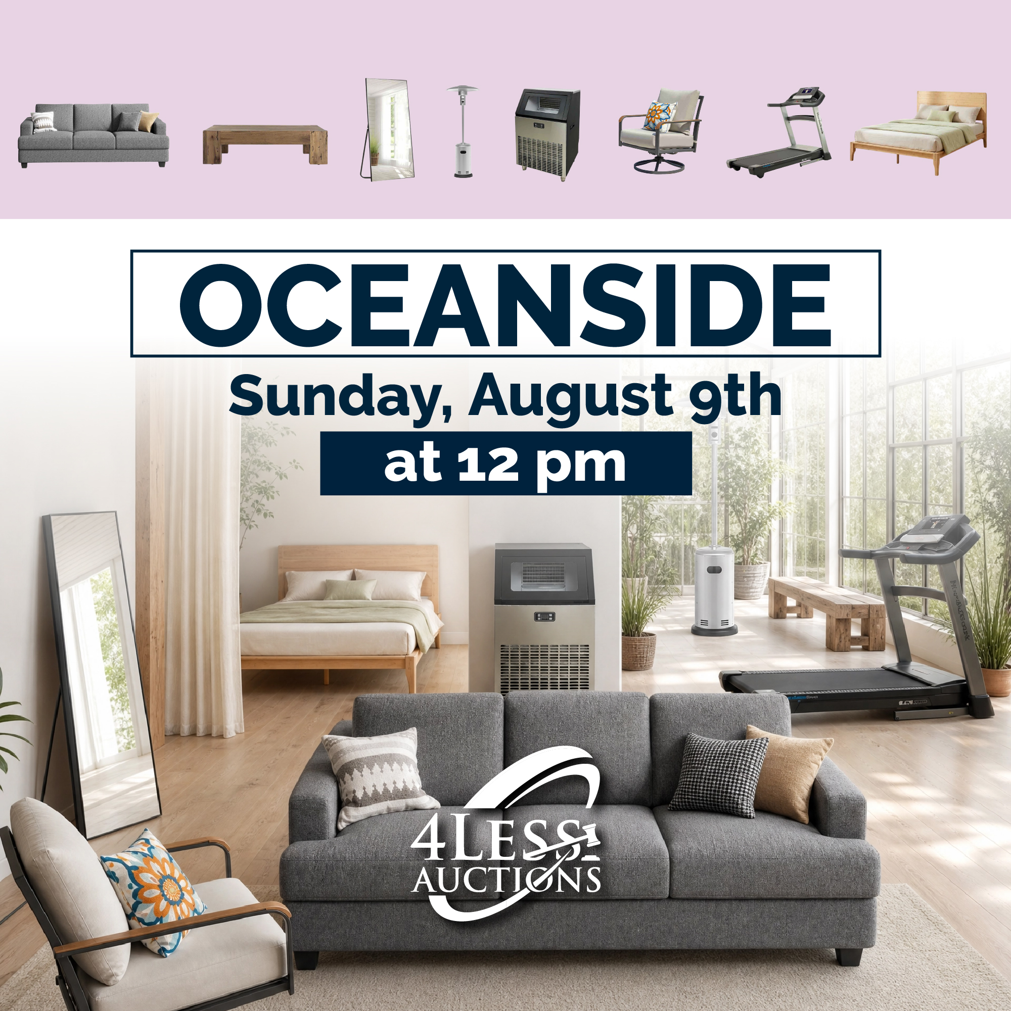 Aug 9th 2026 Oceanside Liquidation Sale