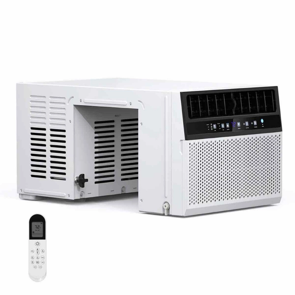 Electactic 10,000 Btu Window Air Conditioner - Cools 450 Sq.ft Fast, 6 Modes