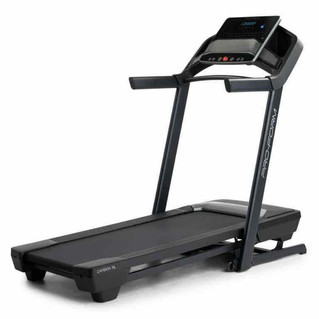 ProForm Carbon TLS Foldable Treadmill with 5" LCD Screen and Device Shelf, 0-10 MPH, 10% Tilt and