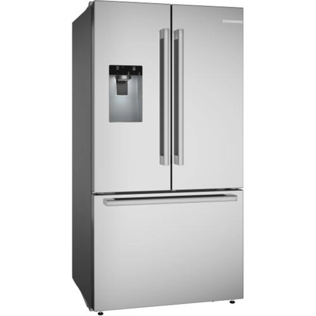 Bosch 500 Series, French Door Bottom Freezer 36'', Brushed Steel Anti-fingerprint Total No Frost